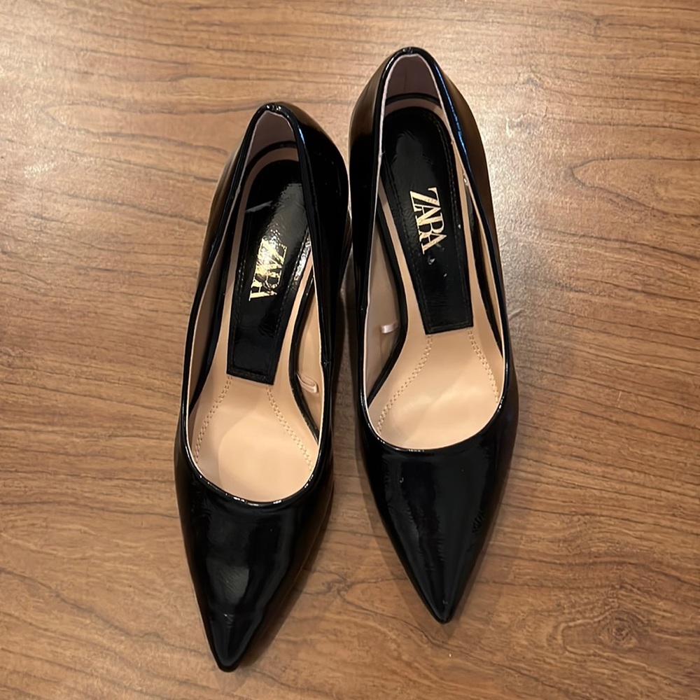 ZARA square heel